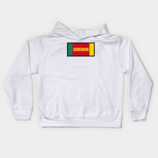 Cameroon Flag Colors Kids Hoodie